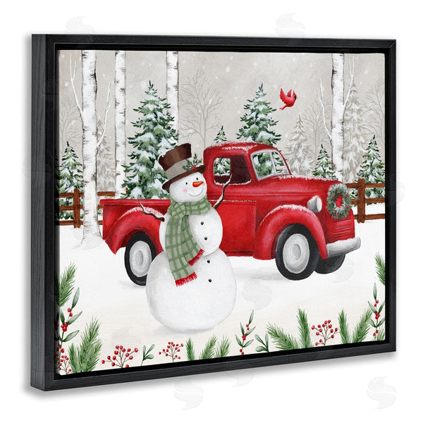 Stupell Industries Emma Leach | Winter Wonderland Snowman Wall Art