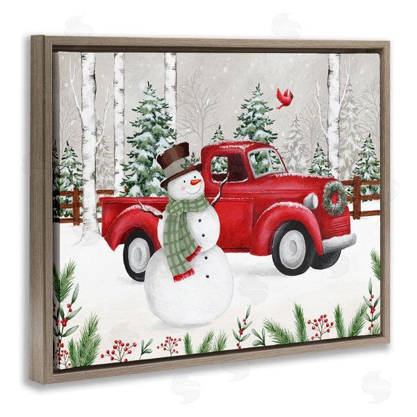 Stupell Industries Emma Leach | Winter Wonderland Snowman Wall Art