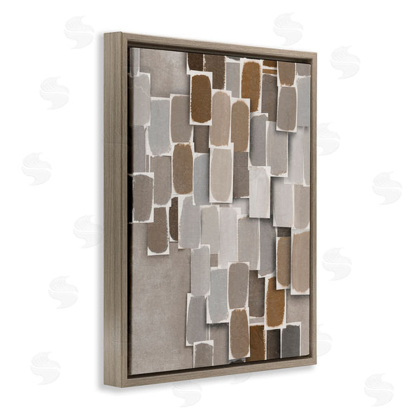 Stupell Industries Emma Peal | Layered Neutral Blocked Shapes Wall Art