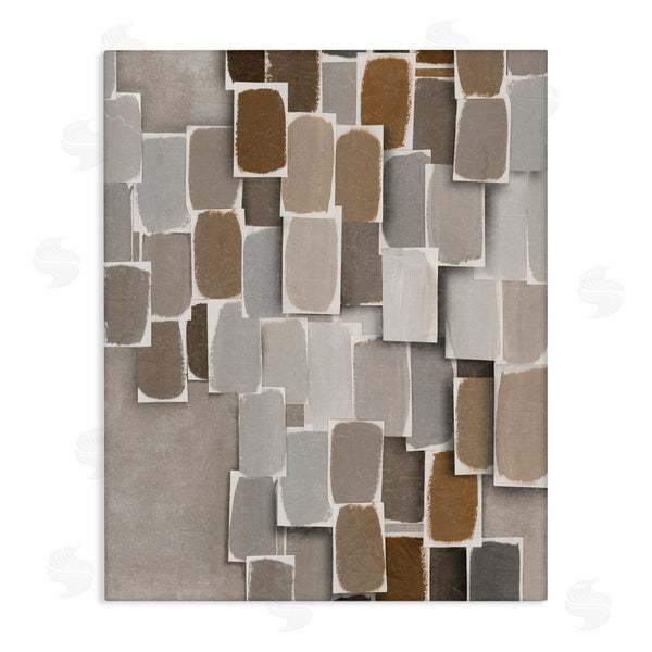 stupell industries Emma Peal | Layered Neutral Blocked Shapes Wall Art