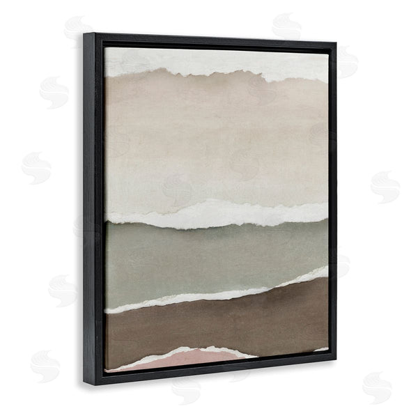 Stupell Industries Emma Peal | Layered Torn Edges Illusion Wall Art