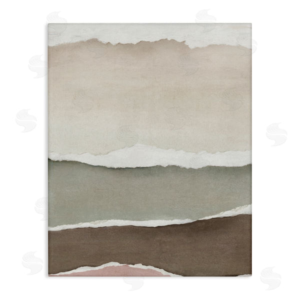 stupell industries Emma Peal | Layered Torn Edges Illusion Wall Art