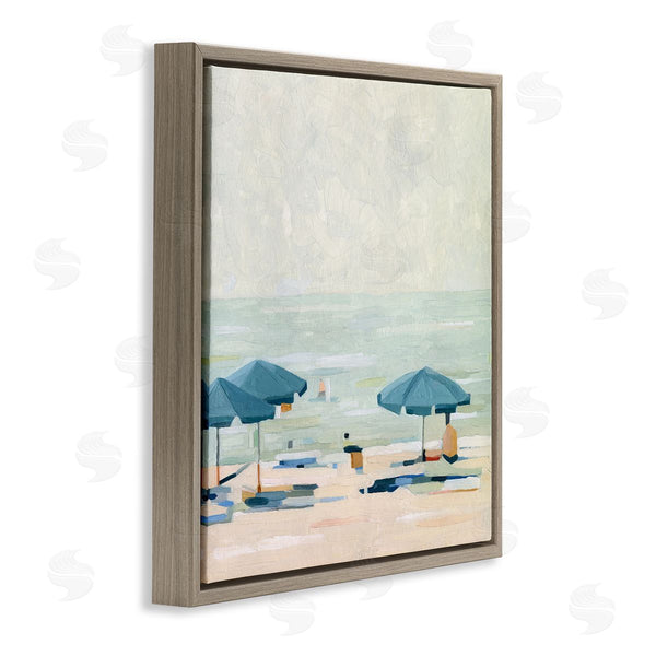 Stupell Industries Emma Scarvey | Abstract Beach Umbrellas On Shore Wall Art