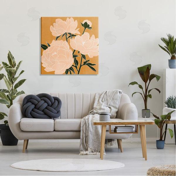 Stupell Industries Emma Scarvey | Contemporary Peony Blooms Wall Art