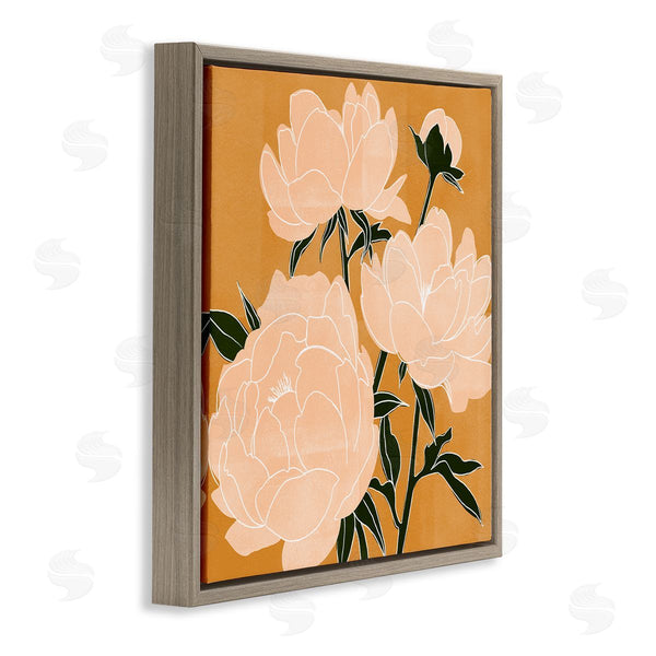 Stupell Industries Emma Scarvey | Contemporary Peony Blooms Wall Art