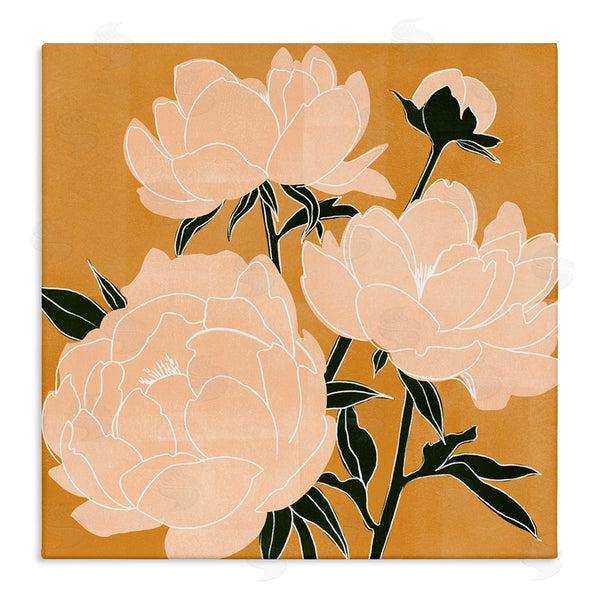 stupell industries Emma Scarvey | Contemporary Peony Blooms Wall Art