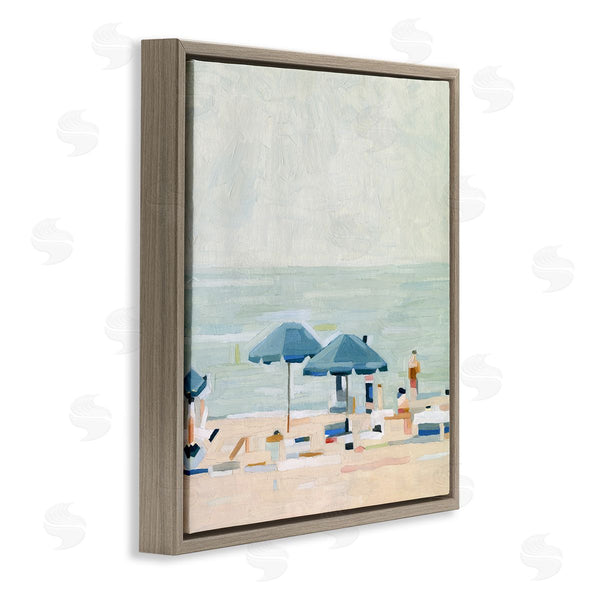 Stupell Industries Emma Scarvey | Modern Summer Coast Beach Day Wall Art