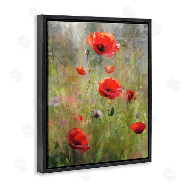 Stupell Industries Enrico McGarrigle | Abstract Red Poppies