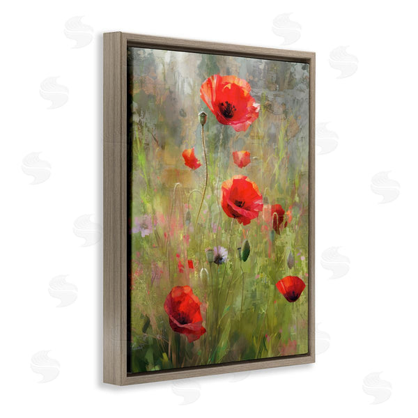 Stupell Industries Enrico McGarrigle | Abstract Red Poppies