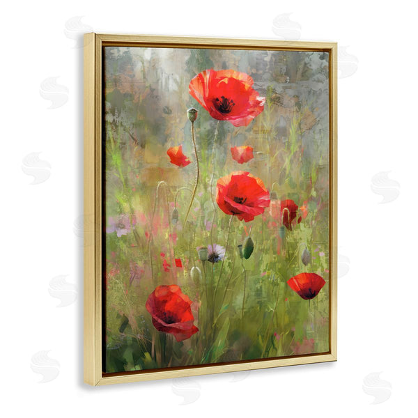 Stupell Industries Enrico McGarrigle | Abstract Red Poppies