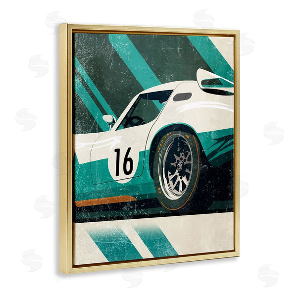 Stupell Industries Enrico McGarrigle | Classic Green Race Car