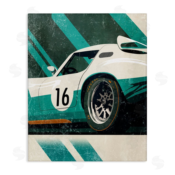 stupell industries Enrico McGarrigle | Classic Green Race Car