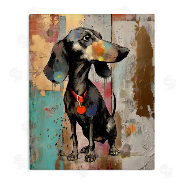 stupell industries Enrico McGarrigle | Dachshund Modern Collage