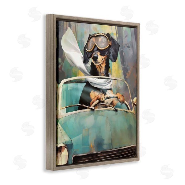 Stupell Industries Enrico McGarrigle | Dog On Joy Ride Wall Art