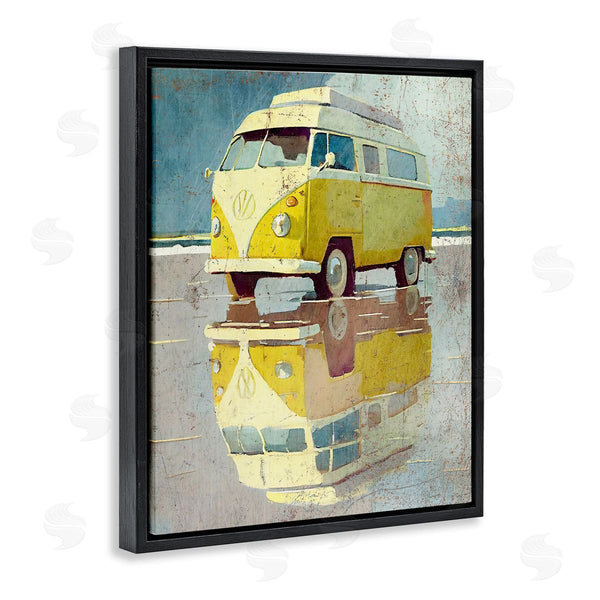 Stupell Industries Enrico McGarrigle | Yellow Rustic Minibus
