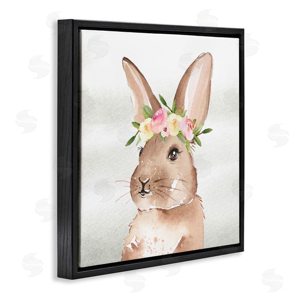 Stupell Industries Enya Todd | Bunny With Rose Garland Wall Art