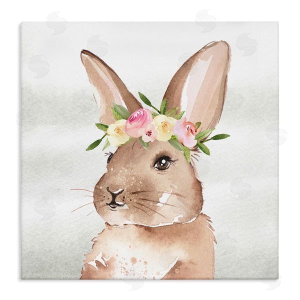 stupell industries Enya Todd | Bunny with Rose Garland Wall Art