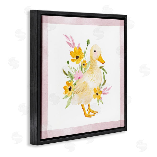 Stupell Industries Enya Todd | Duck And Yellow Daisies