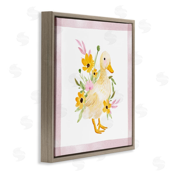 Stupell Industries Enya Todd | Duck And Yellow Daisies