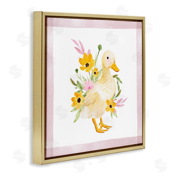 Stupell Industries Enya Todd | Duck And Yellow Daisies