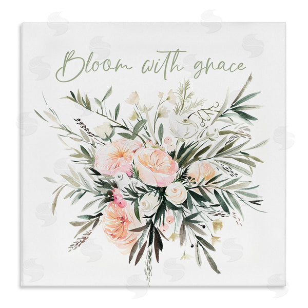 stupell industries Enya Todd | Floral Bloom With Grace Wall Art