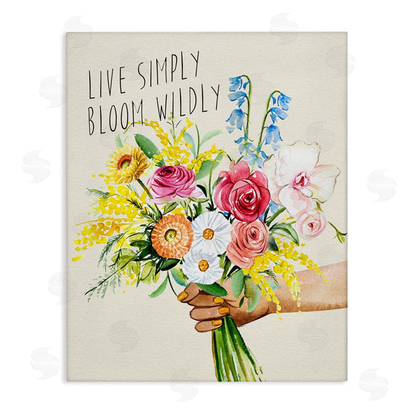 stupell industries Enya Todd | Live Simply Bloom Wildly