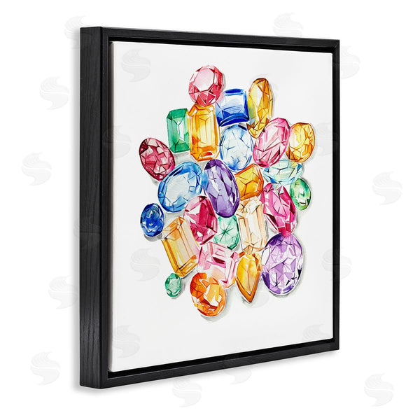 Stupell Industries Enya Todd | Luxury Fashion Gemstones Wall Art