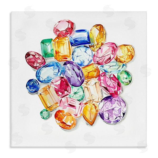 stupell industries Enya Todd | Luxury Fashion Gemstones Wall Art