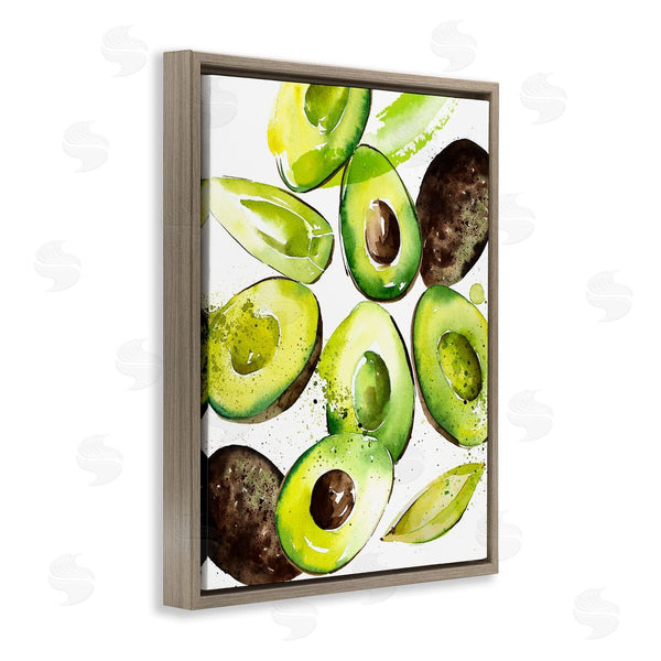 Stupell Industries Enya Todd | Modern Avocado Halves Wall Art
