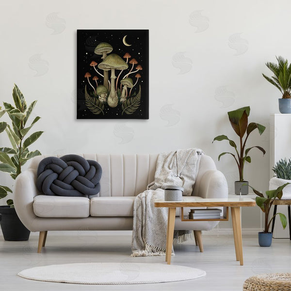 Stupell Industries Episodic Drawings | Night Mushrooms & Ferns Wall Art