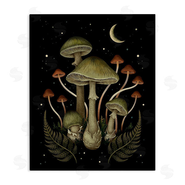 stupell industries Episodic Drawings | Night Mushrooms & Ferns Wall Art