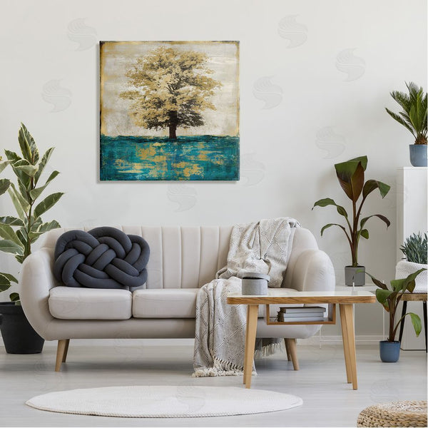 Stupell Industries Eric Turner | Contemporary Tree Leaf Reflection Wall Art