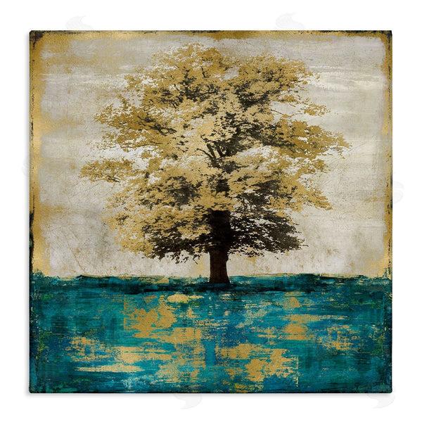 stupell industries Eric Turner | Contemporary Tree Leaf Reflection Wall Art