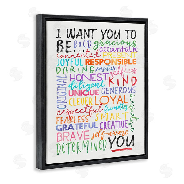 Stupell Industries Erica Billups | Be You Inspirational Phrases Wall Art