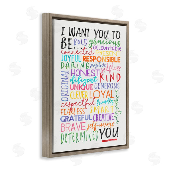 Stupell Industries Erica Billups | Be You Inspirational Phrases Wall Art