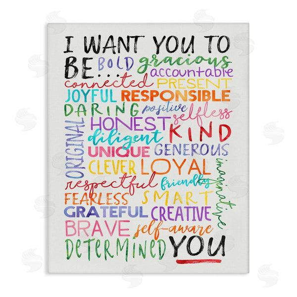 stupell industries Erica Billups | Be You Inspirational Phrases Wall Art