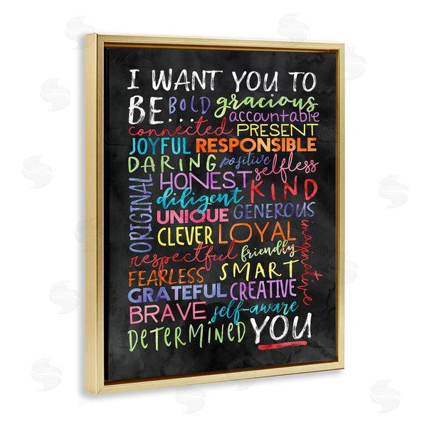 Stupell Industries Erica Billups | Be You Inspirational Word
