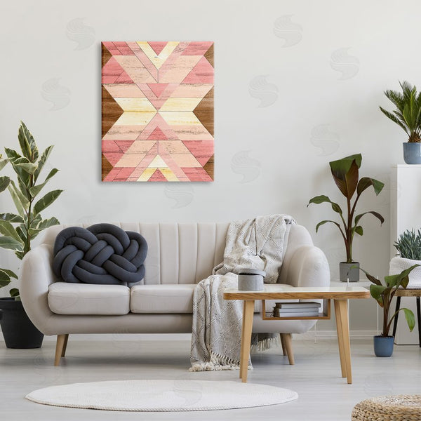Stupell Industries Erica Billups | Desert Sunset Pink Shapes Wall Art