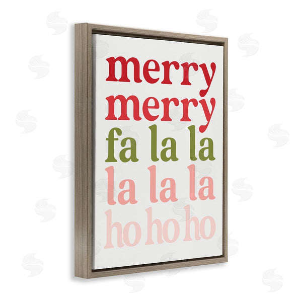 Stupell Industries Erica Billups | Festive Holiday Words Typography Minimal Design Wall Art