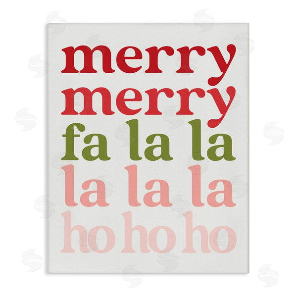 stupell industries Erica Billups | Festive Holiday Words Typography Minimal Design Wall Art