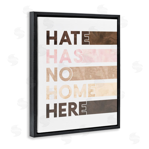 Stupell Industries Erica Billups | Hate Has No Home Inclusivity Quote