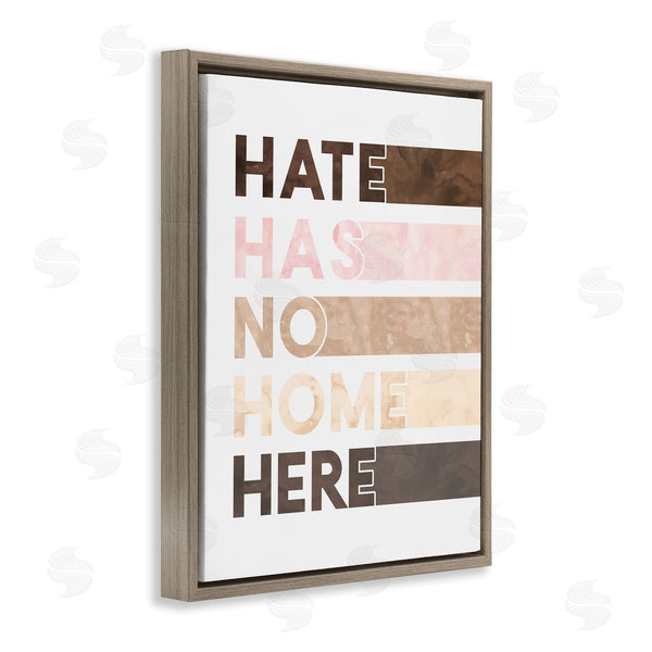 Stupell Industries Erica Billups | Hate Has No Home Inclusivity Quote
