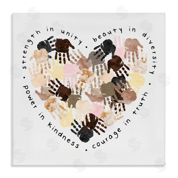 stupell industries Erica Billups | Powerful Strength In Unity Heart