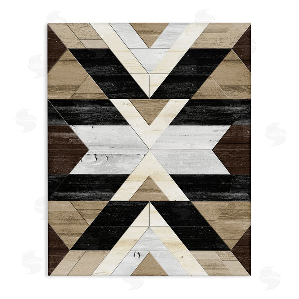 stupell industries Erica Billups | Rustic Linear Aztec Shapes Wall Art