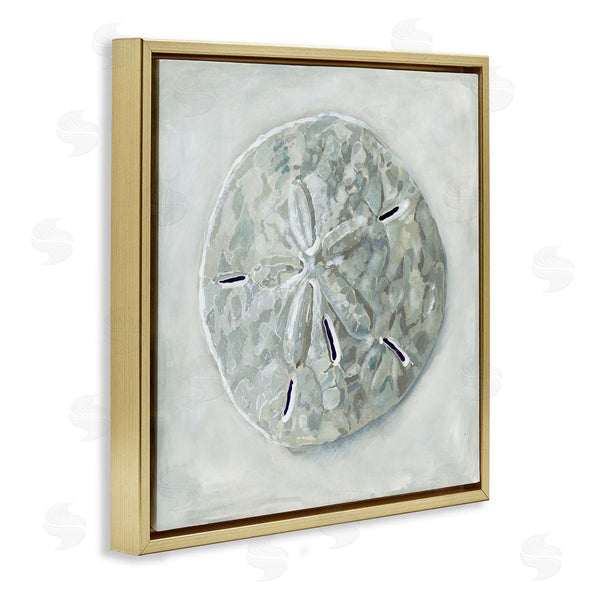 Stupell Industries Erica Christopher | Grey Sand Dollar Seashell