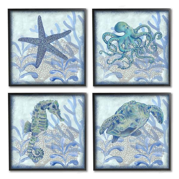 Stupell Industries Erica Christopher | Maritime Underwater Sea Life Reef Wall Art
