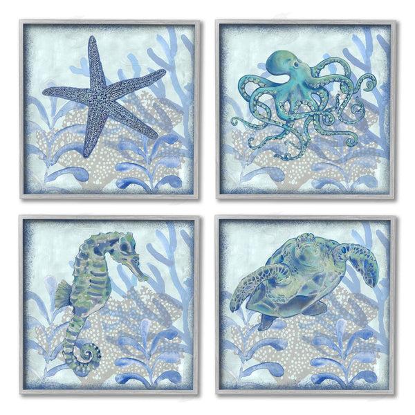 Stupell Industries Erica Christopher | Maritime Underwater Sea Life Reef Wall Art