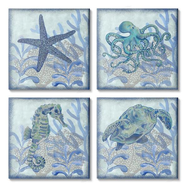 stupell industries Erica Christopher | Maritime Underwater Sea Life Reef Wall Art