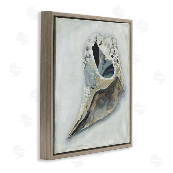 Stupell Industries Erica Christopher | Nautical Conch Seashell Wall Art