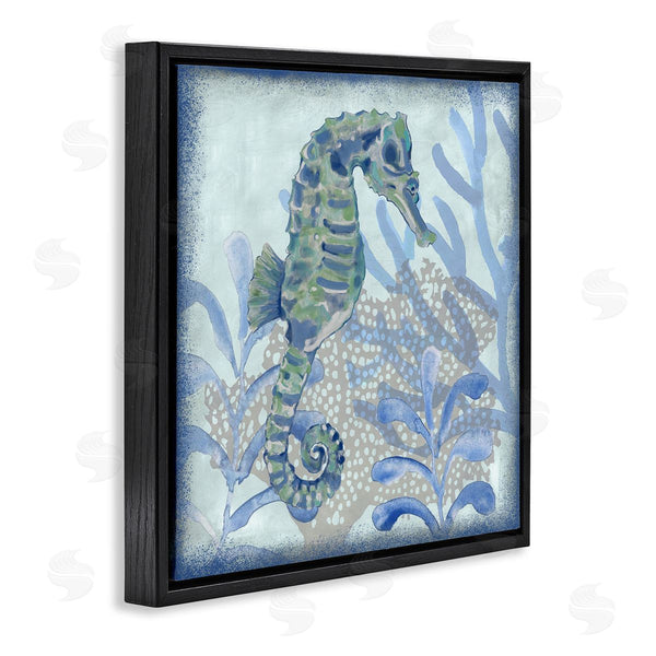 Stupell Industries Erica Christopher | Seahorse Underwater Coral Botanicals Wall Art